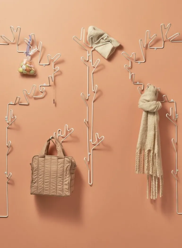 Maze Twig wall hanger, white