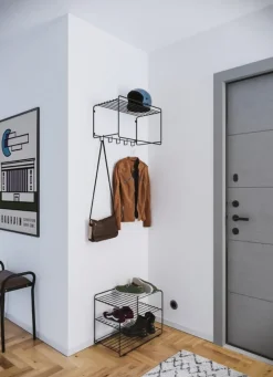 Maze Uptown hat rack, black