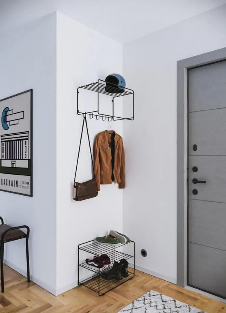 Maze Uptown hat rack, black