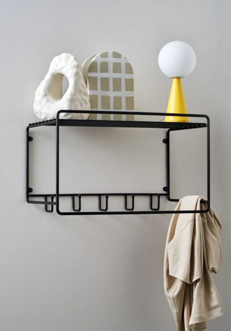 Maze Uptown hat rack, black