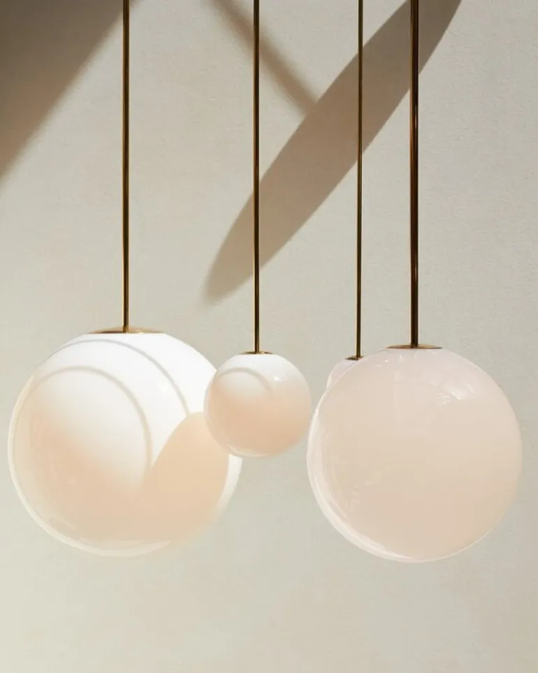 Michael Anastassiades Brass Architectural Collection pendant 250, polished brass