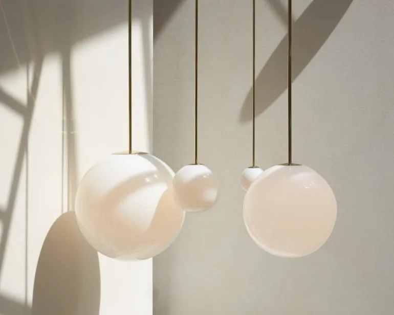 Michael Anastassiades Brass Architectural Collection pendant 250, polished brass