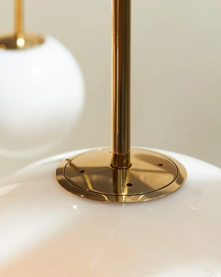 Michael Anastassiades Brass Architectural Collection pendant 250, polished brass