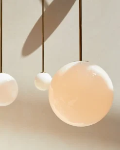 Michael Anastassiades Brass Architectural Collection pendant 250, polished brass