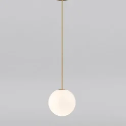 Michael Anastassiades Brass Architectural Collection pendant 350, polished brass