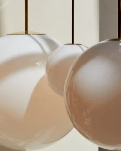 Michael Anastassiades Brass Architectural Collection pendant 350, polished brass