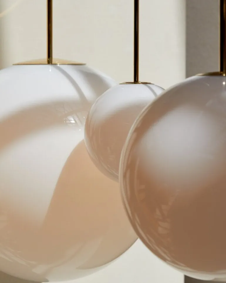 Michael Anastassiades Brass Architectural Collection pendant 350, polished brass