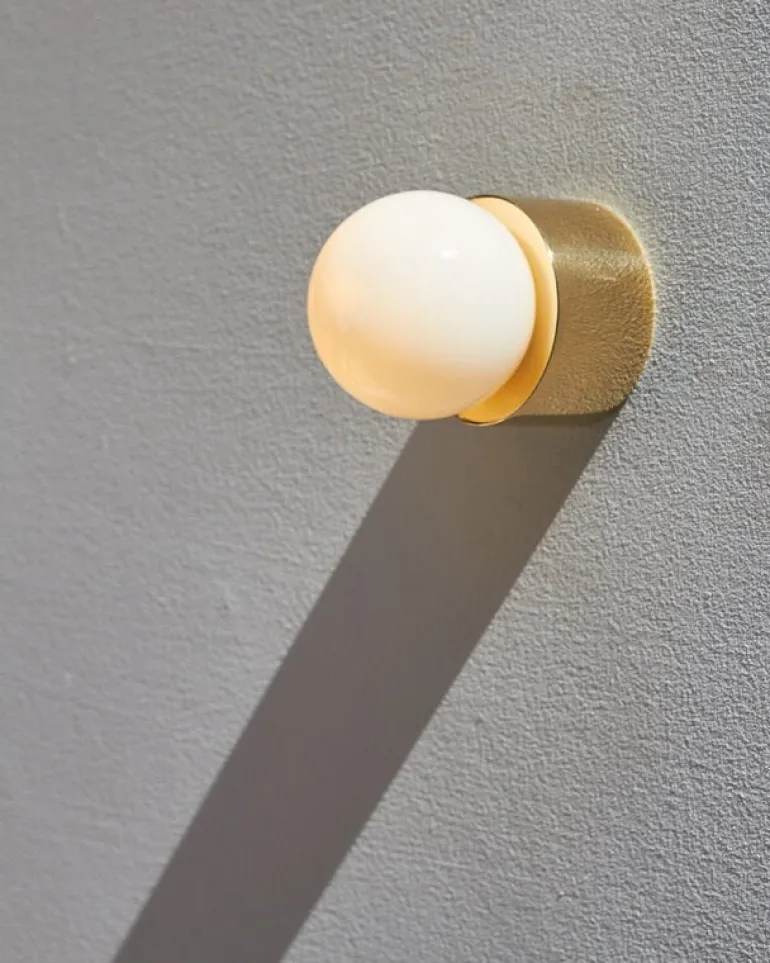 Michael Anastassiades Brass Architectural Collection wall/ceiling lamp 60, polished brass