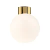 Michael Anastassiades Brass Architectural Collection wall/ceiling lamp 150, polished brass