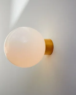 Michael Anastassiades Brass Architectural Collection wall/ceiling lamp 150, polished brass