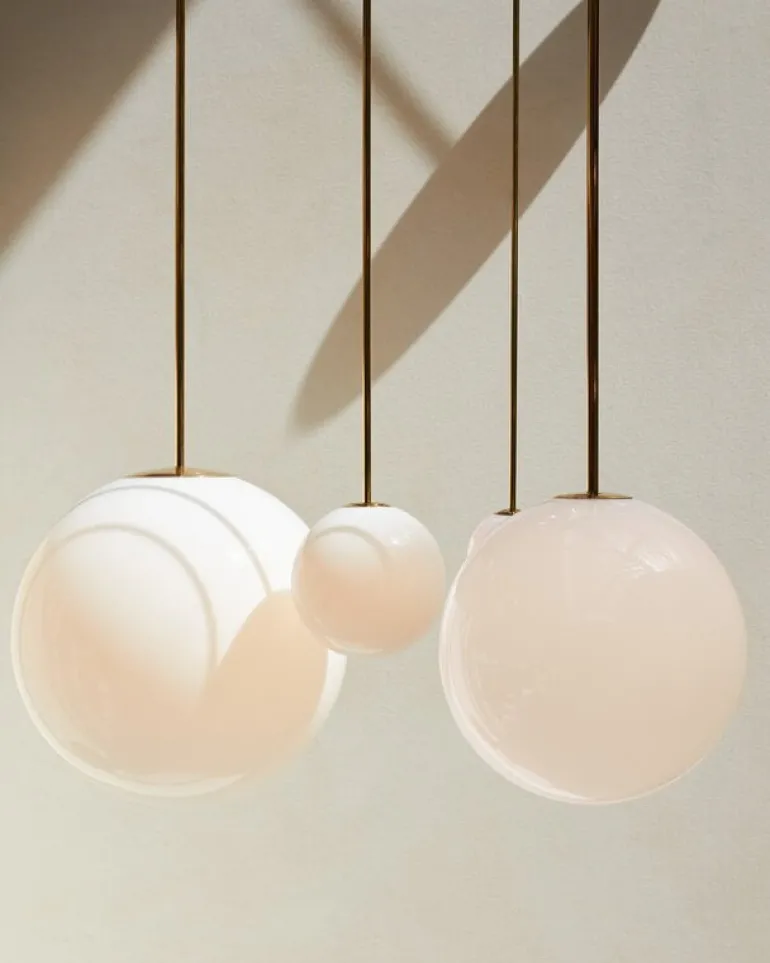Michael Anastassiades Brass Architectural Collection pendant 150, polished brass