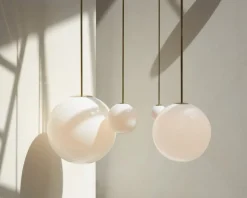 Michael Anastassiades Brass Architectural Collection pendant 150, polished brass