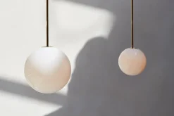 Michael Anastassiades Brass Architectural Collection pendant 150, polished brass