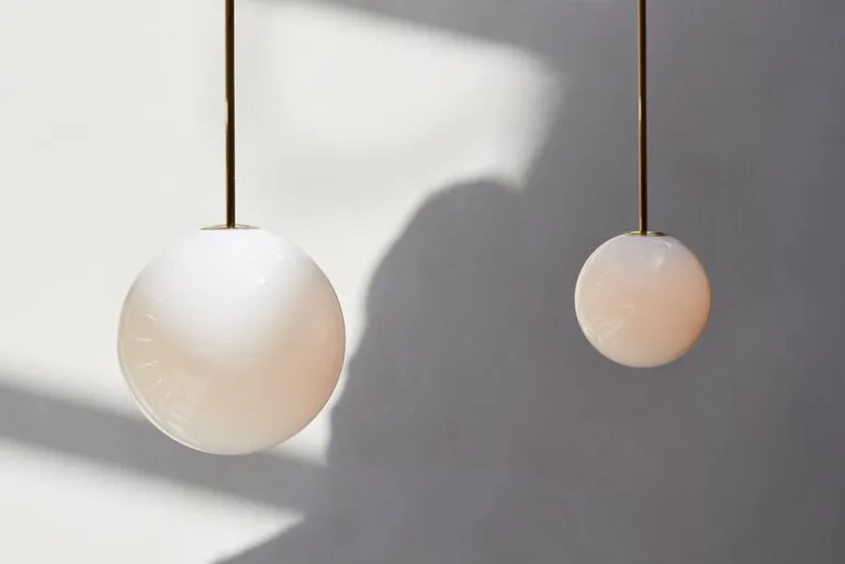 Michael Anastassiades Brass Architectural Collection pendant 150, polished brass