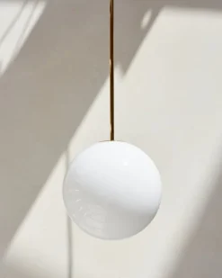 Michael Anastassiades Brass Architectural Collection pendant 150, polished brass