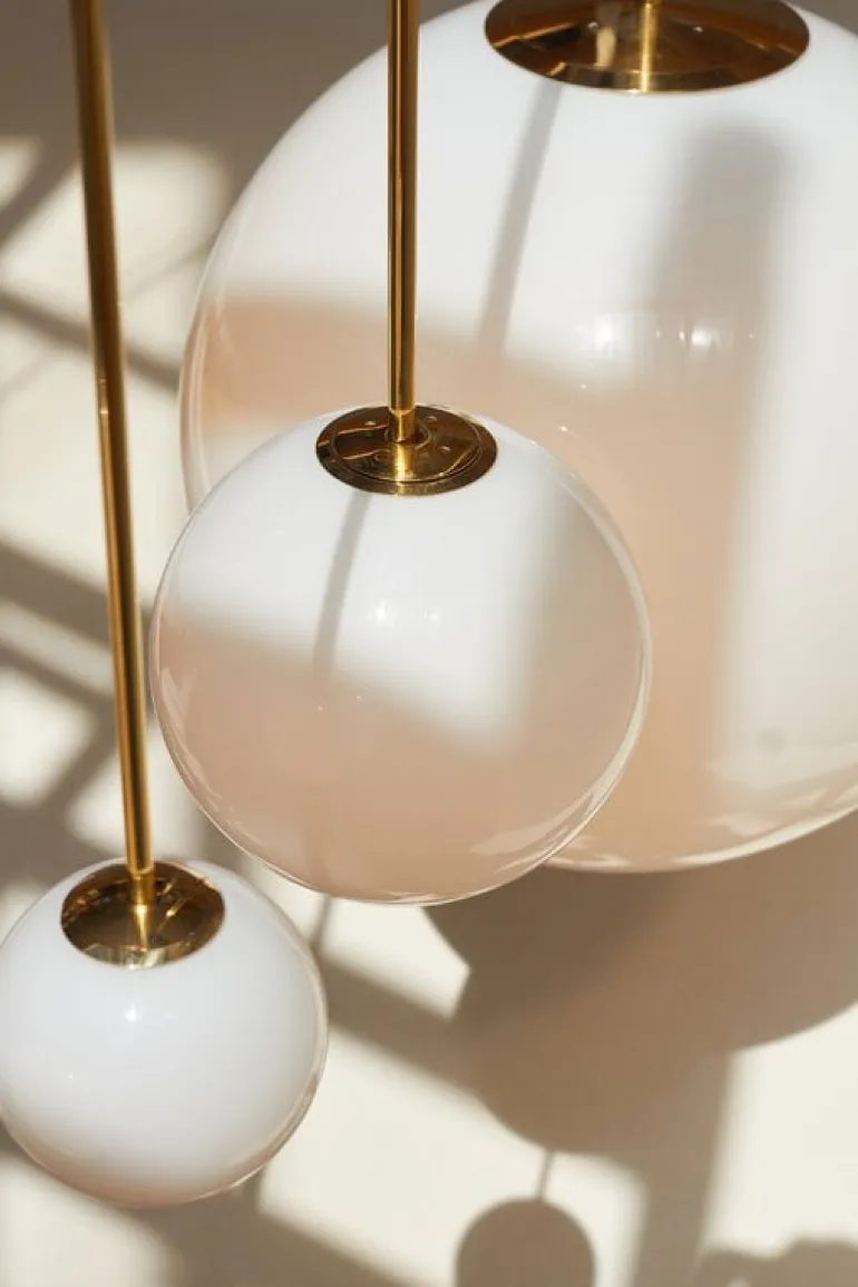 Michael Anastassiades Brass Architectural Collection pendant 150, polished brass