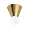 Michael Anastassiades Cone Light wall/ceiling lamp, polished brass