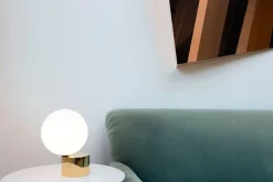 Michael Anastassiades Tip of the Tongue table lamp, polished brass