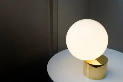 Michael Anastassiades Tip of the Tongue table lamp, polished brass