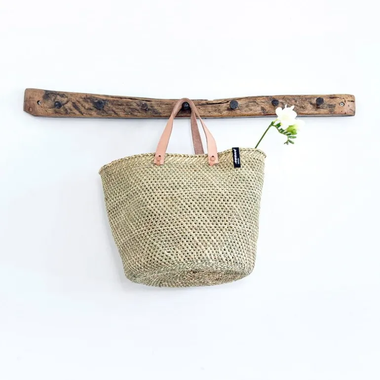 Mifuko Iringa market basket, M, natural