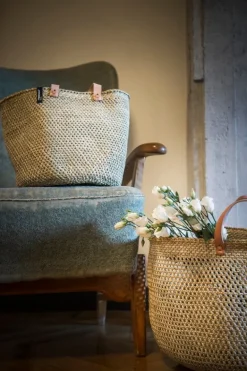 Mifuko Iringa market basket, XXL, natural