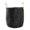 Mifuko Kiondo market basket, M, black