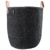 Mifuko Kiondo market basket, L, black