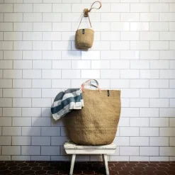 Mifuko Kiondo market basket, L, brown