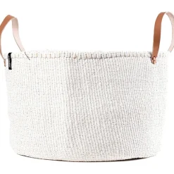 Mifuko Kiondo market basket, XXL, white