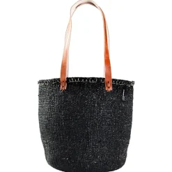Mifuko Kiondo shopper basket, M, black