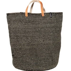 Mifuko Pamba floor basket, XL, grey sisal