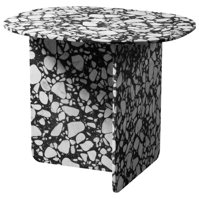 Miniforms Chap side table, Palladio Moro marble