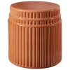 Miniforms Kolos side table, terracotta glazed