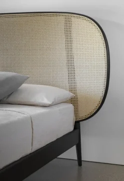 Miniforms Shiko Wien bed, ash - Vienna straw