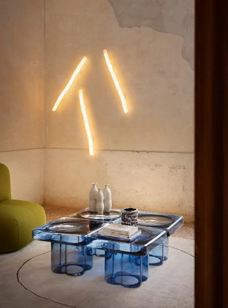 Miniforms Soda SQ side table, blue