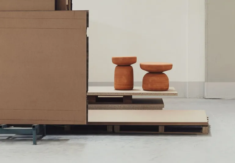 Miniforms Tototò coffee table, terracotta