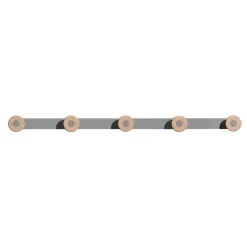 Mizetto Bloom Wall coat rack, pale grey