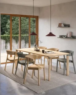 Mizetto Enfold armchair, ash