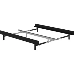 Moebe Bed, 90-180 cm, black