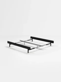 Moebe Bed, 90-180 cm, black