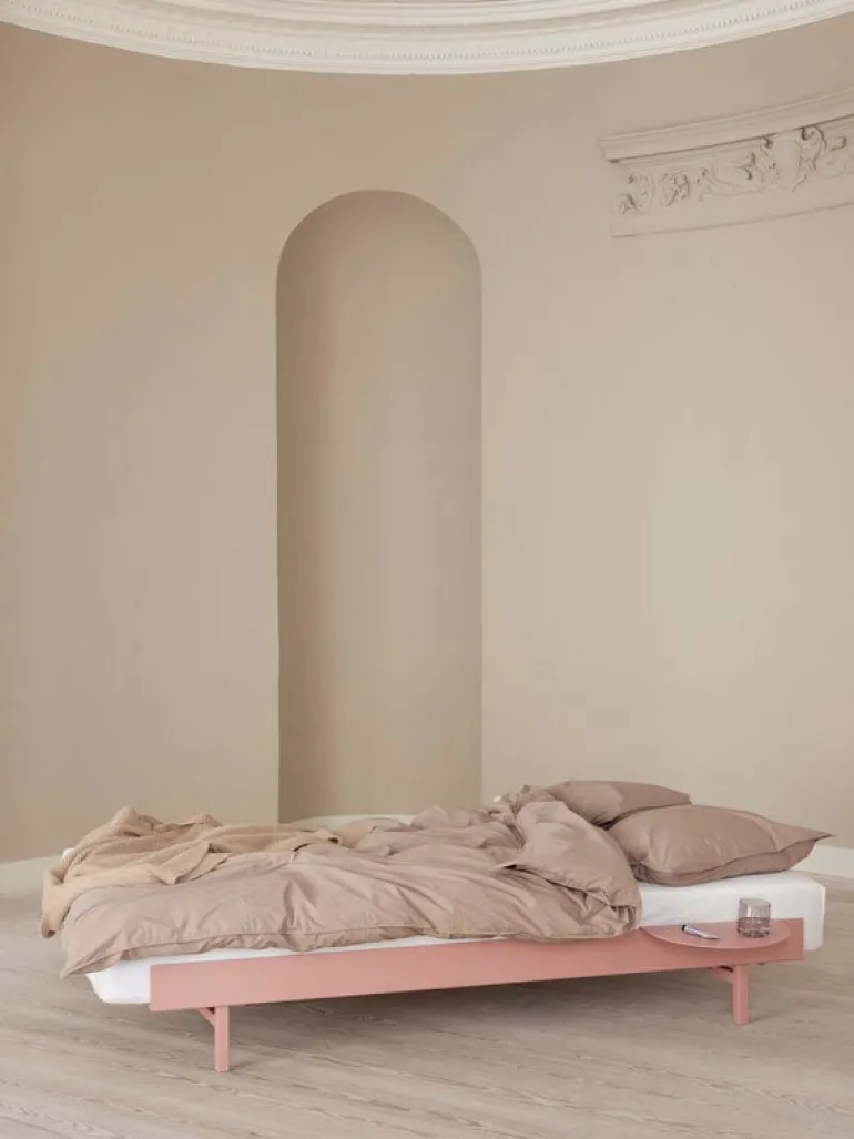 Moebe Bed, 90-180 cm, dusty rose