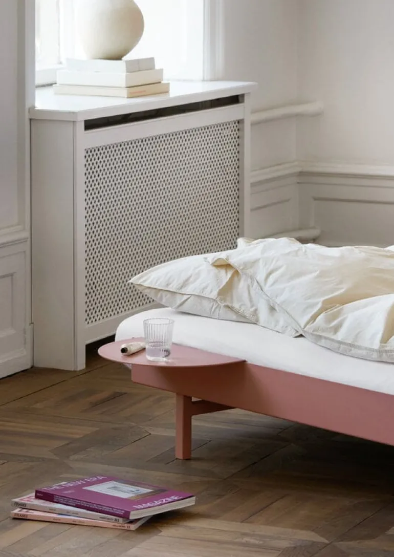 Moebe Bed, 90-180 cm, dusty rose