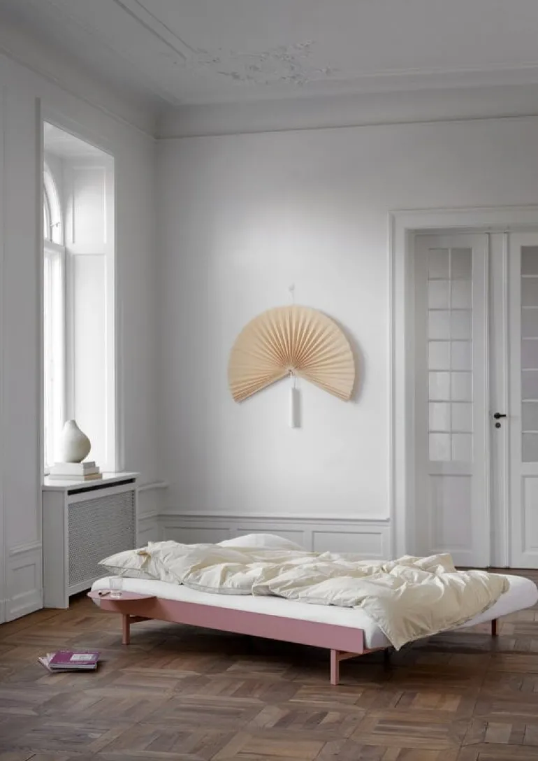 Moebe Bed, 90-180 cm, dusty rose