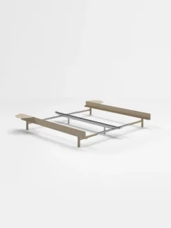 Moebe Bed, 90-180 cm, sand