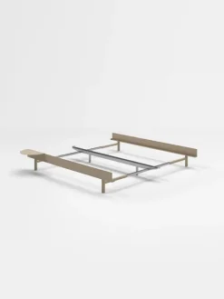 Moebe Bed, 90-180 cm, sand