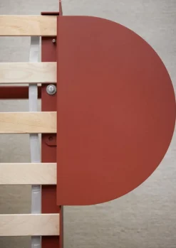 Moebe Bed, 90-180 cm, terracotta