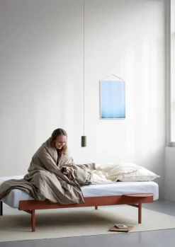 Moebe Bed, 90-180 cm, terracotta