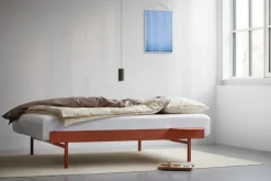 Moebe Bed side table, terracotta