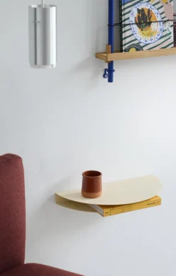 Moebe Half Moon shelf, large, sand