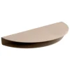Moebe Half Moon shelf, large, warm grey